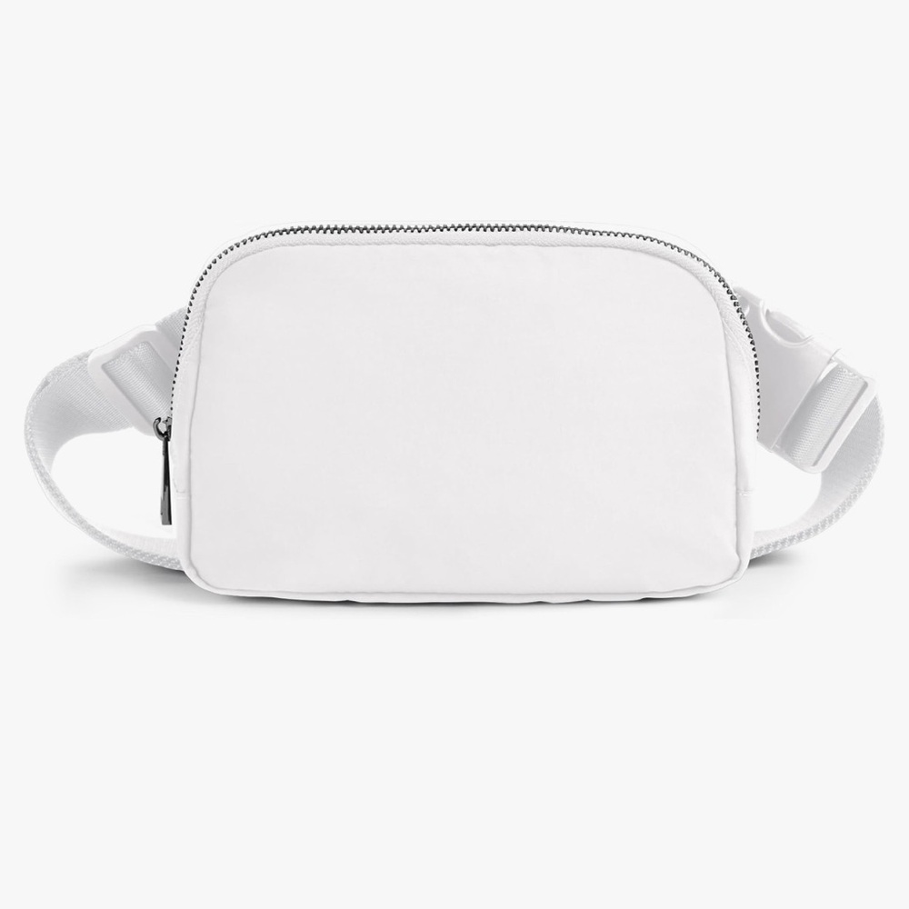 White Fanny Pack, Unisex. Never worn.
